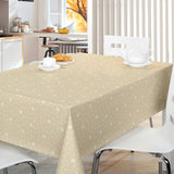 Let it go Wheat – Captain Cook vaxduk med grafiskt naturmönster köksmiljö