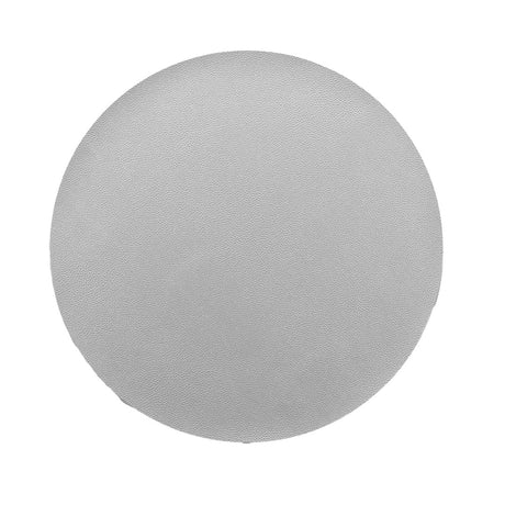 Granis Silver – Rund bordstablett i konstläder Ø 38 cm, vändbar
