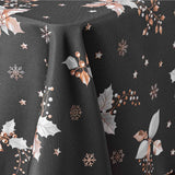 Guido Antracite - Julduk med järnek, 150 x 300 cm, mönster