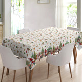 Julmys med Tomten – Julvaxduk med klassiska motiv, miljö