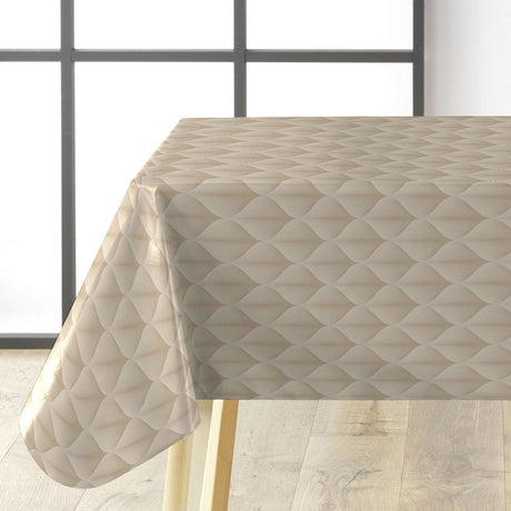 Kalini Luxury Natural - Vaxduk med grafiskt mönster och fantastisk 3D-effekt – hörn