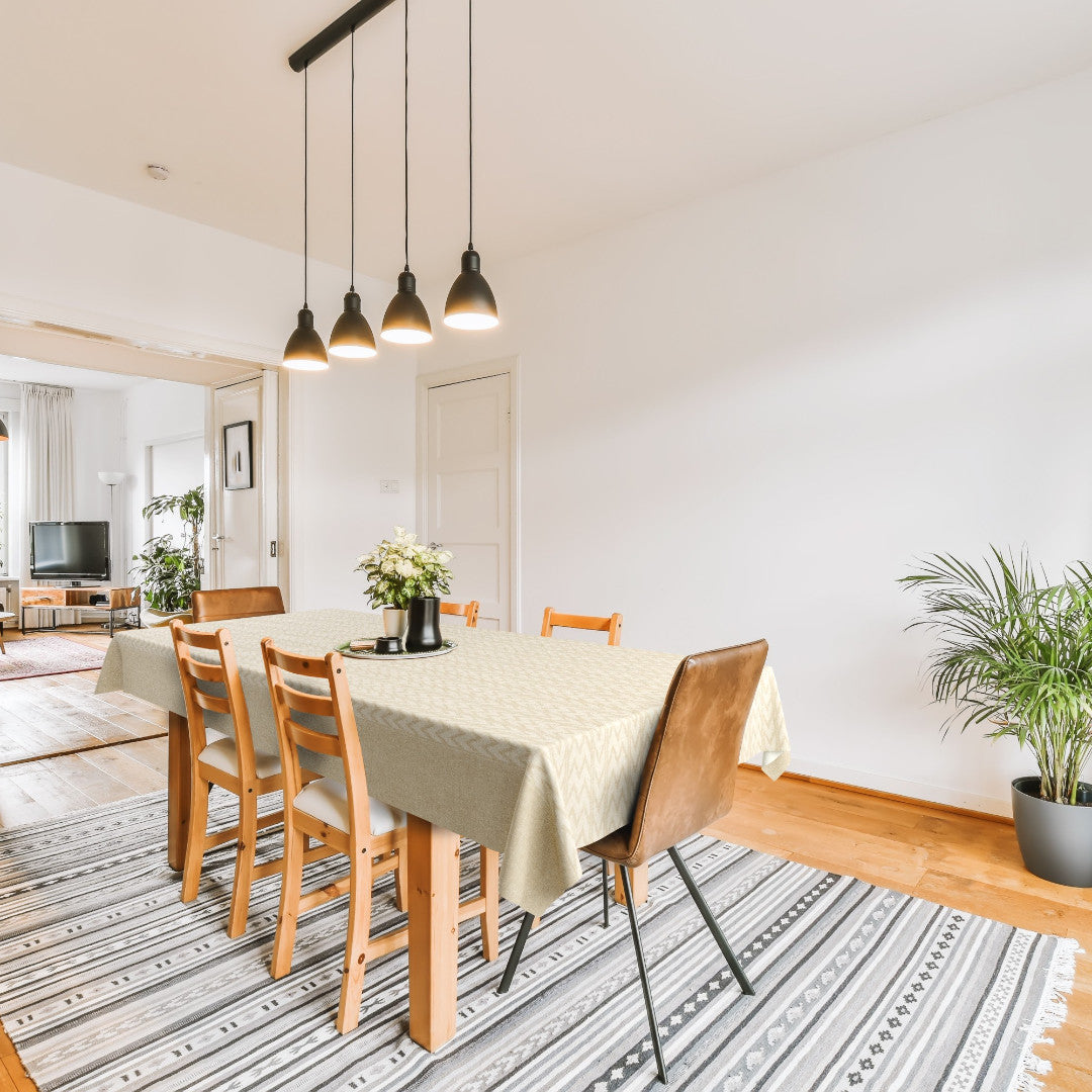 Kashmiria Sand – Extra kraftig vaxduk med textillook, miljö
