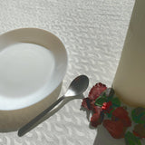 Munch Plata Silverblad - Elegant textilvaxduk med silver lurex