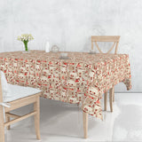 Nissehjerte – Jultextilvaxduk i nordiskt julpatchwork, miljö