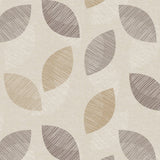 Nordfavn Cocoon Beige - Vaxduk med grafiskt bladmönster, mönster