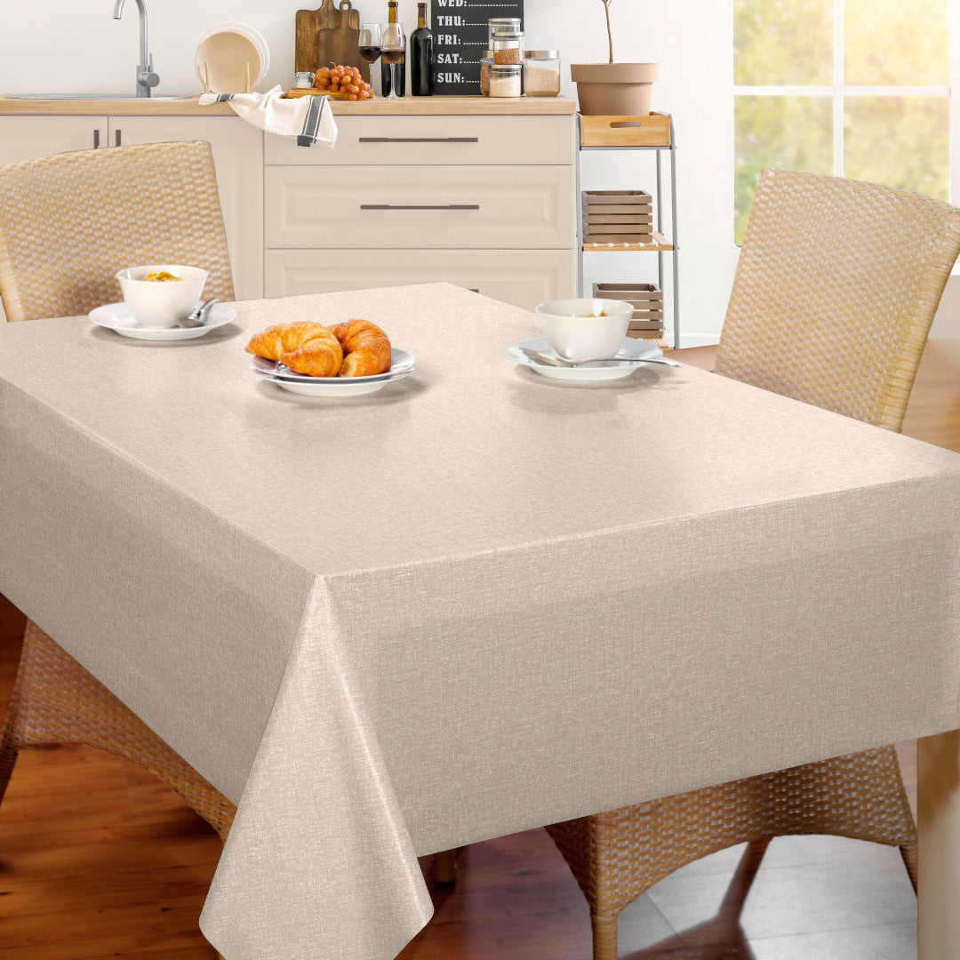 Nordfavn Fine Weave Sand – Slät vaxduk med diskret textilkänsla miljö