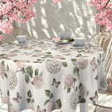 Nordfavn Hortensia Have - Duk med fjärilar, rund trädgård