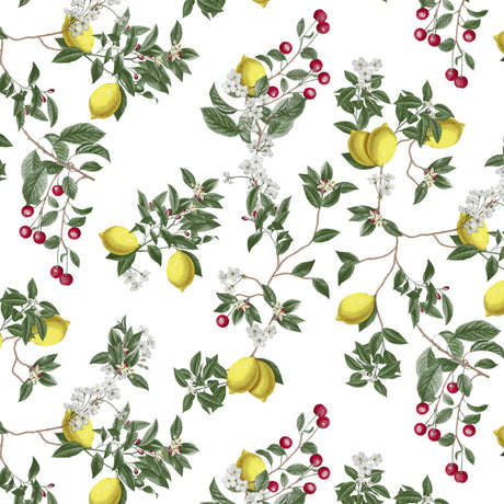 Nordfavn Lemon Cherry – Vaxduk med citroner och körsbär