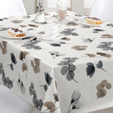 Nordfavn Organza Grey Beige – Duk med bladmönster, miljö