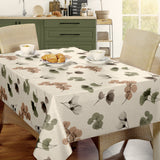 Nordfavn Organza Natur – Vaxduk med lätt blom- och bladmönster