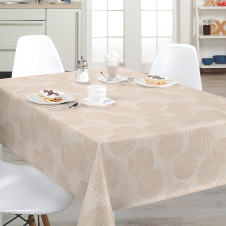 Nordfavn Soft Geo Sand – Vaxduk med grafiskt mönster miljö