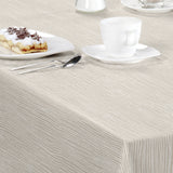 Nordfavn Strange Ways Beige – Vaxduk i beige med ränder, detaljer