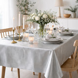 Nordfavn Uni Silver – Slät vaxduk i elegant silverfärg