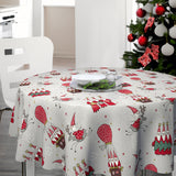 Nordfavn Wichtel – Rund julvaxduk med De Tre Vise Männen