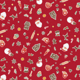 Nordfavn Xmas Cookies – Julvaxduk med kakor och julmotiv mönster