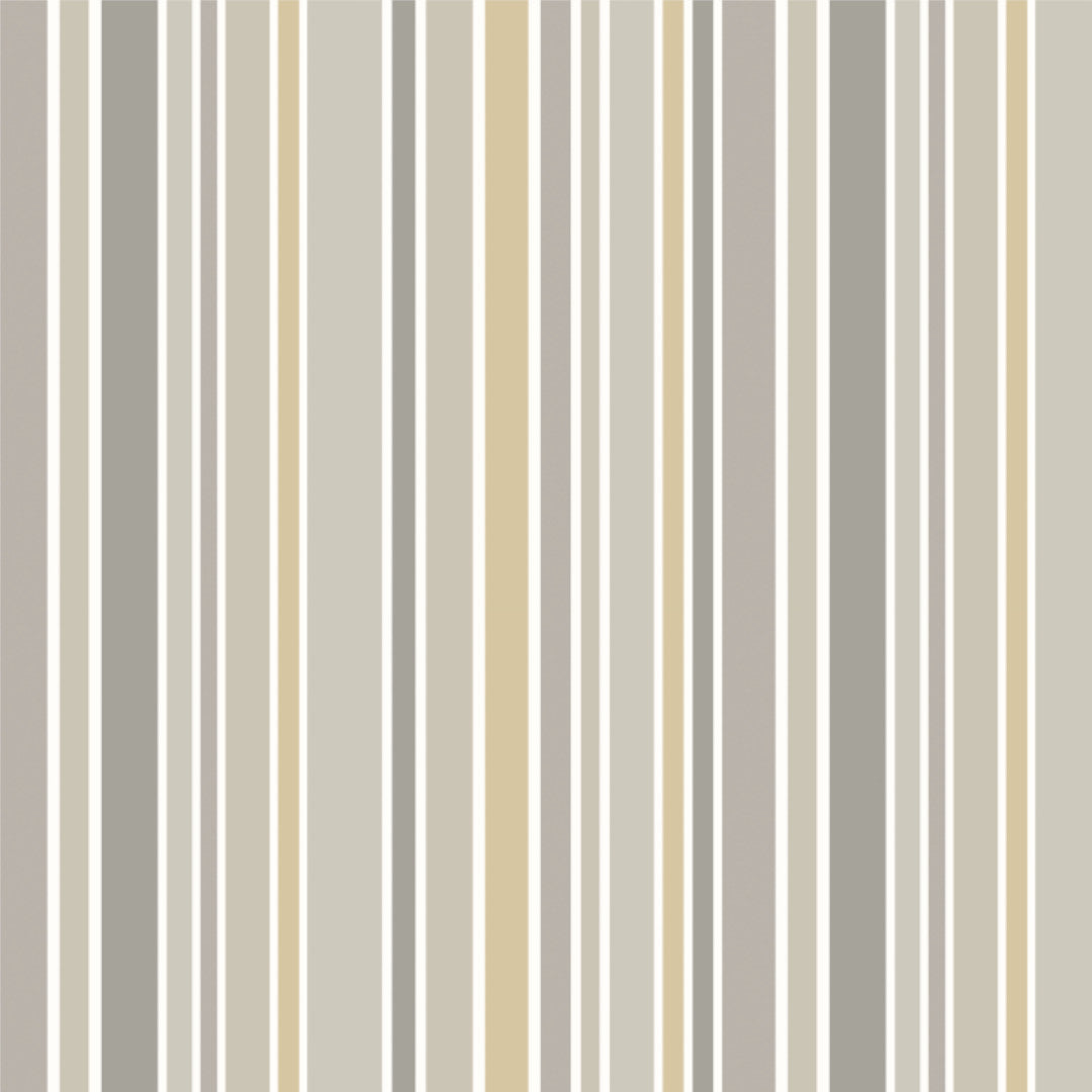 Nordic Stripe Beige – Randig vaxduk med lätt struktur, mönster