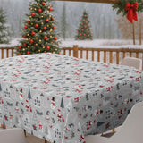 Nordic Winter – julvaxduk med motiv i skandinavisk stil, miljö