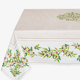 Nyons Ecru – Rektangulär provenceduk 155 x 250 cm