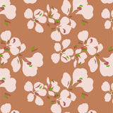 Orkide Chai Latte – Lola vaxduk med blommönster, mönster