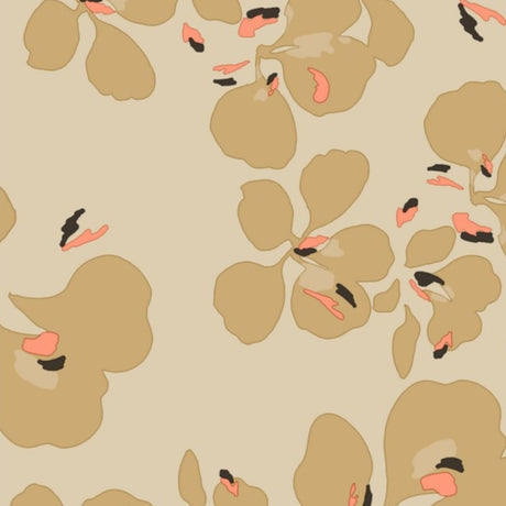 Orkidé Champagne – Lola vaxduk med blommönster, mönster 1