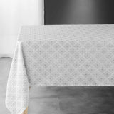 Orphee – Damastduk med fint geometriskt vävt mönster – 140 x 240 cm