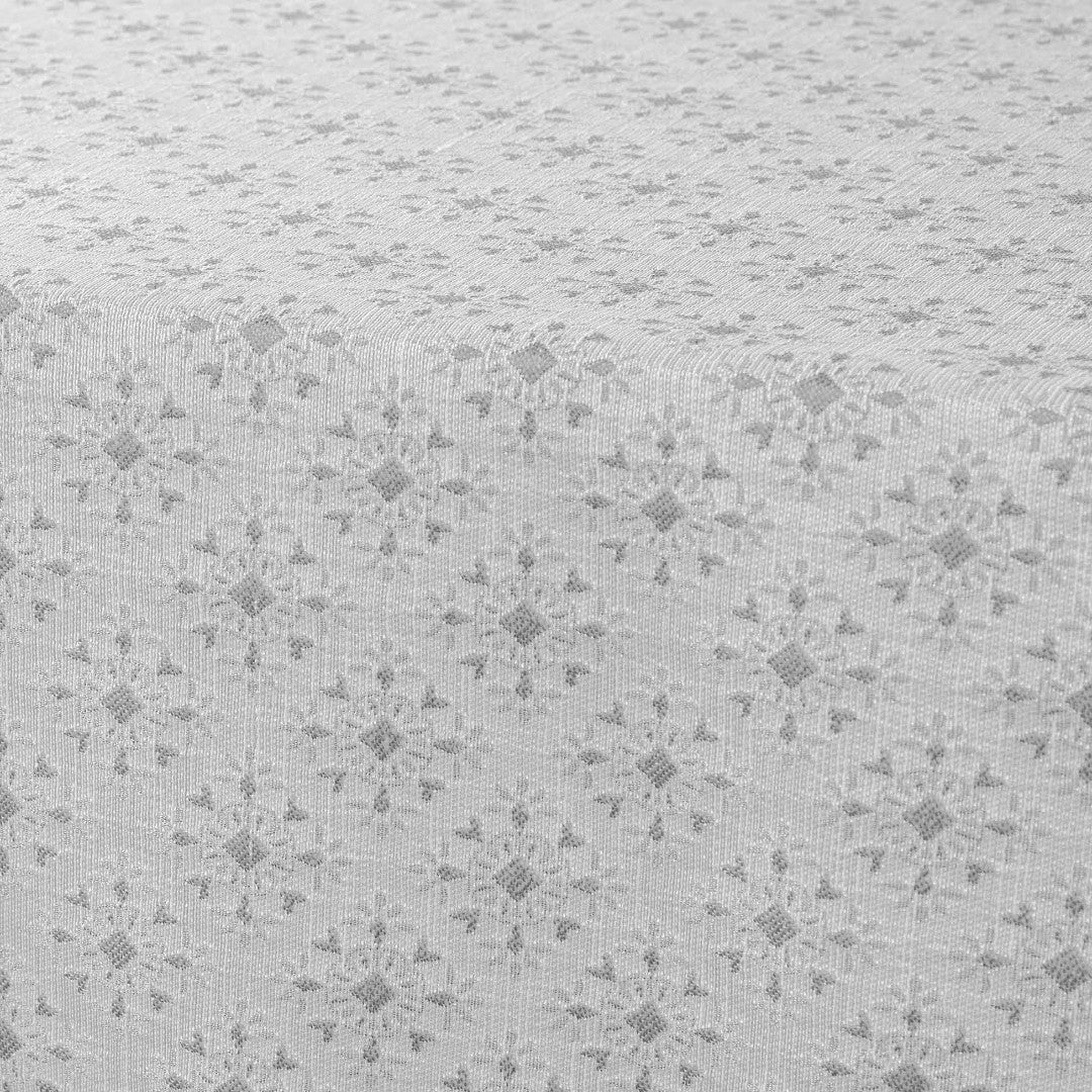 Orphee – Damastduk med fint geometriskt vävt mönster – 140 x 240 cm, närbild