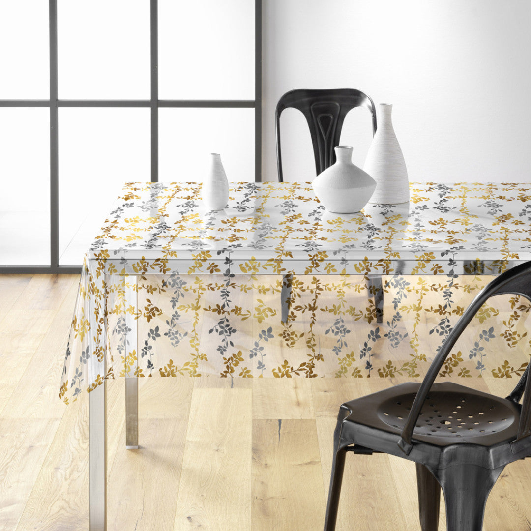 Pampa Metallic – Transparent vaxduk med glittereffekt