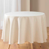 Pauline – rund duk i polyester/linne Ø 180 cm