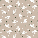 Peace is in the Air Cream – Lola vaxduk med grafiskt fågelmotiv, mönster