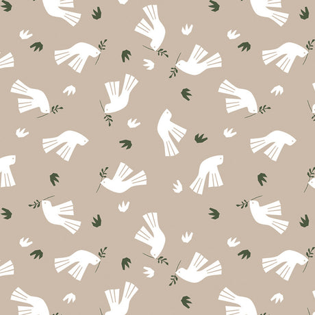 Peace is in the Air Cream – Lola vaxduk med grafiskt fågelmotiv, mönster