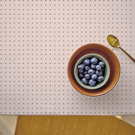 Petit Royal Rose - Södahl textilvaxduk i 100% bomull med glidskydd, närbild