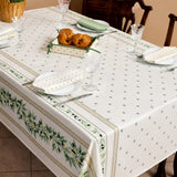 Ramatuelle Ecru – Rektangulär Provenceduk 155 x 200 cm