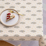 Södahl Boheme Gold - Textilvaxduk i 100 % bomull med glidskydd, miljö