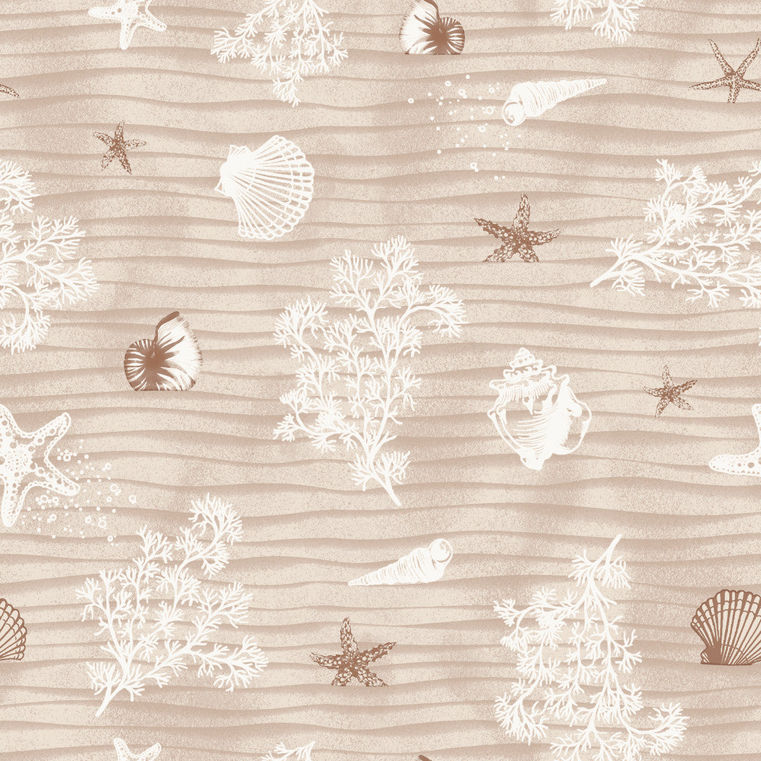 Sandstrand Natur – Vaxduk med maritima motiv, motiv