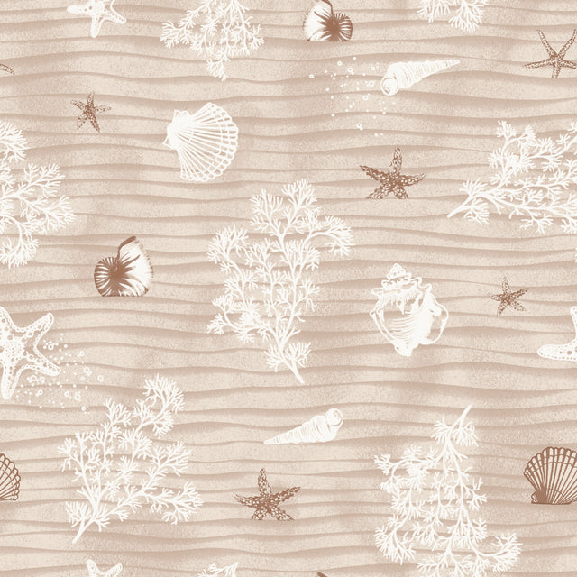 Sandstrand Natur – Vaxduk med maritima motiv, motiv