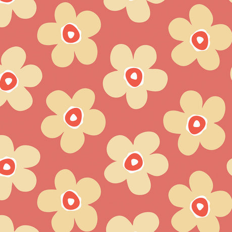 Small Big Flower Punch - Lola vaxduk med härliga blommor, mönster