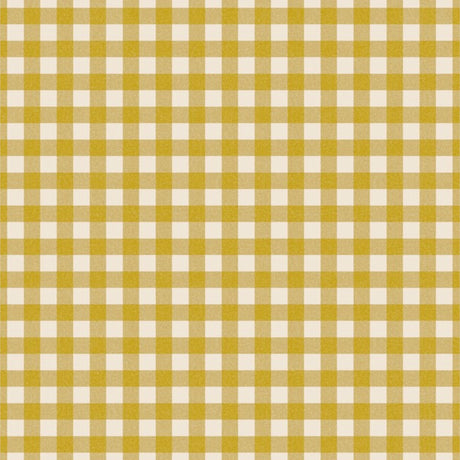Small Chiwy Mustard Yellow - Lola vaxduk med rutor, mönster