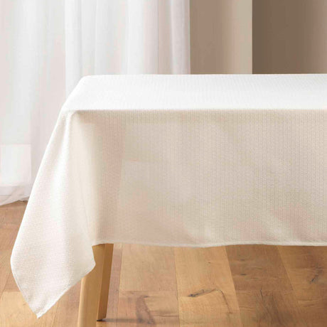 Stella – Damastduk med diskret vävd struktur – 140 x 240 cm