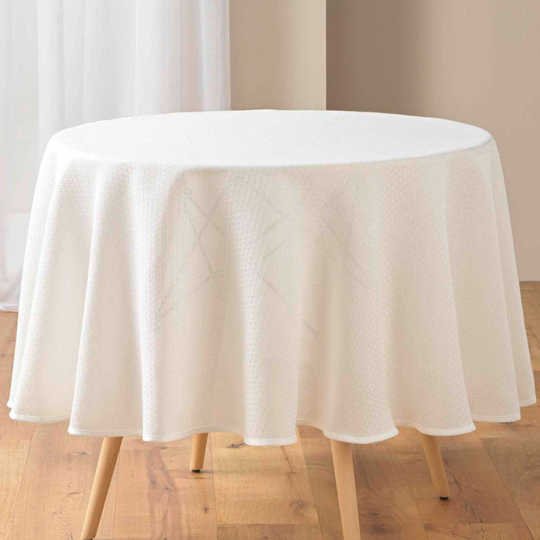Stella – Rund damastduk Ø 180 cm