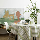 Tea Milady? Linen – Lola vaxduk med randig design, miljö