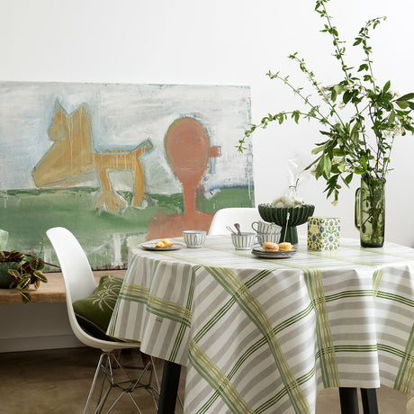 Tea Milady? Linen – Lola vaxduk med randig design, miljö
