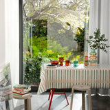 Tea Milady? Olive – Lola vaxduk med randig design, miljö