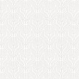 Tessai Blanco – Jacquardvävd textilvaxduk i offwhite 180 cm bred, mönster