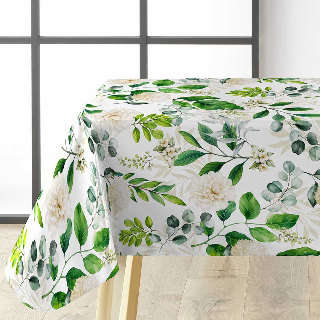 Textilia Dulcette – Vaxduk med botaniskt mönster, hörn