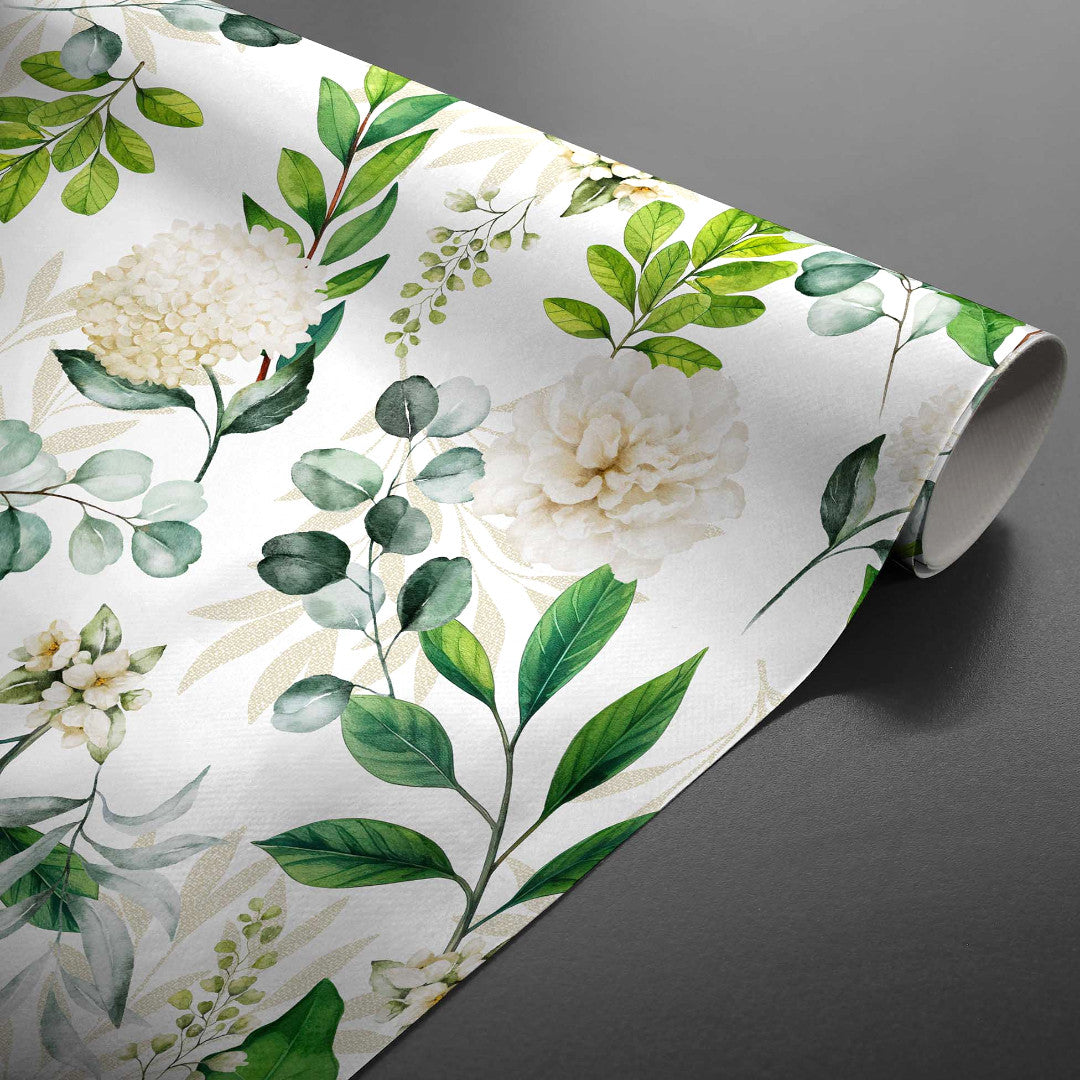 Textilia Dulcette – Vaxduk med botaniskt mönster, rulle