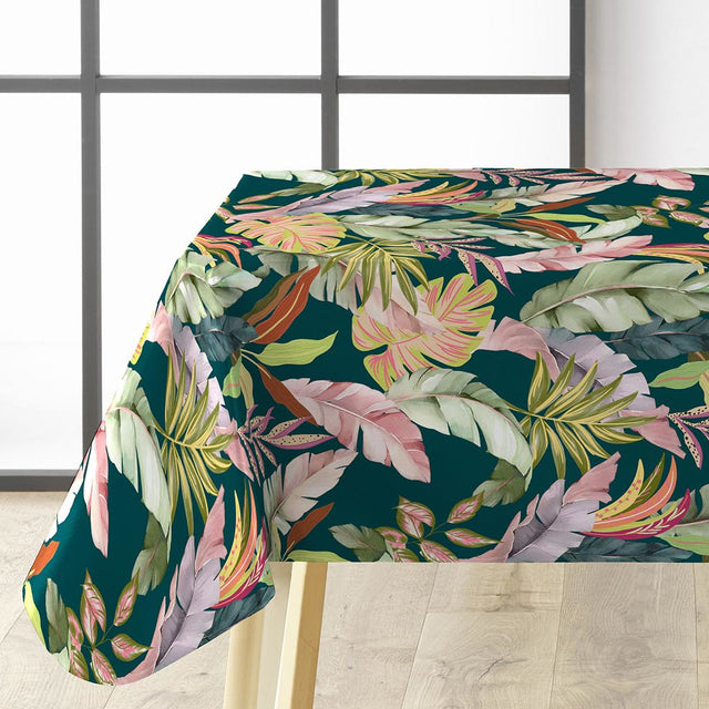 Textilia Galapao - Vaxduk med frodigt bladmönster, hörn