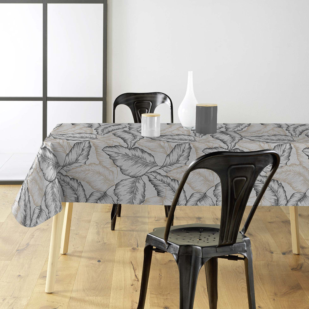 Textilia Glitter Arbena - Vaxduk med stora handtecknade blad, miljö
