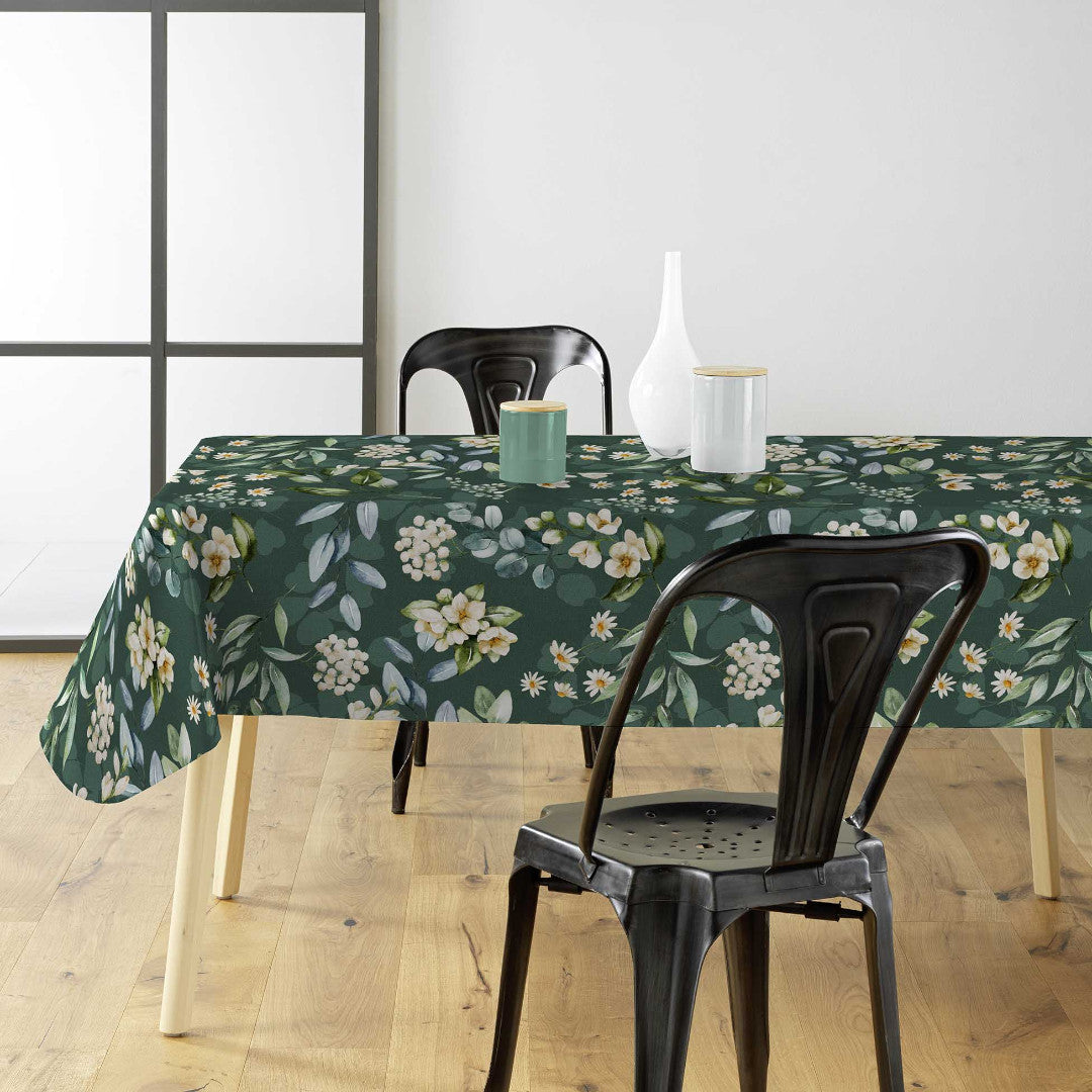 Textilia Paquerette - Vaxduk med blommor och grönt, miljö