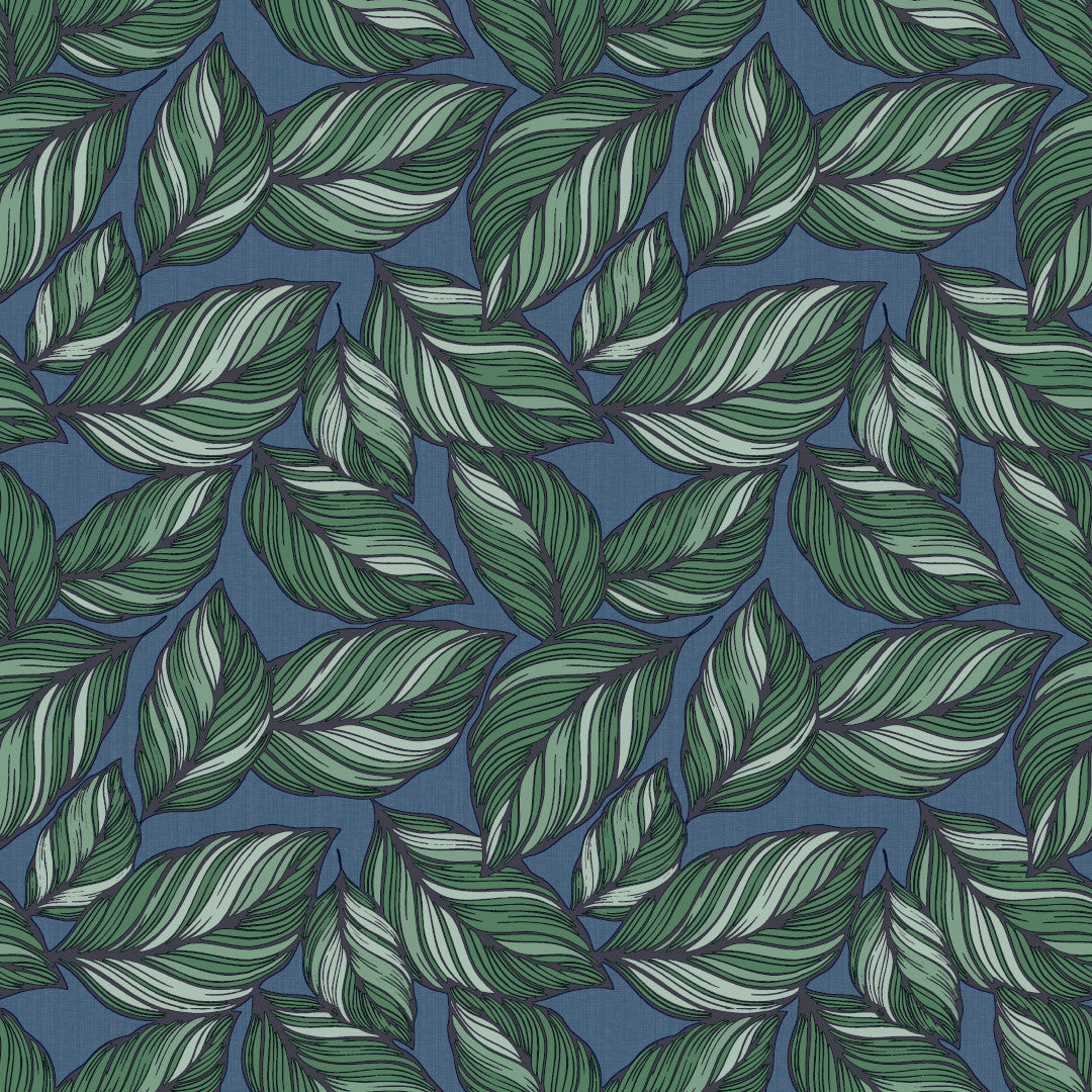 Tropical Garden – Extra kraftig vaxduk med textillook, mönster