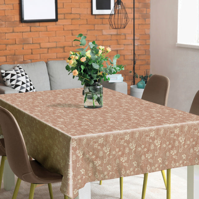 Vintage Blomma Sand – Lätt präglad vaxduk, miljö